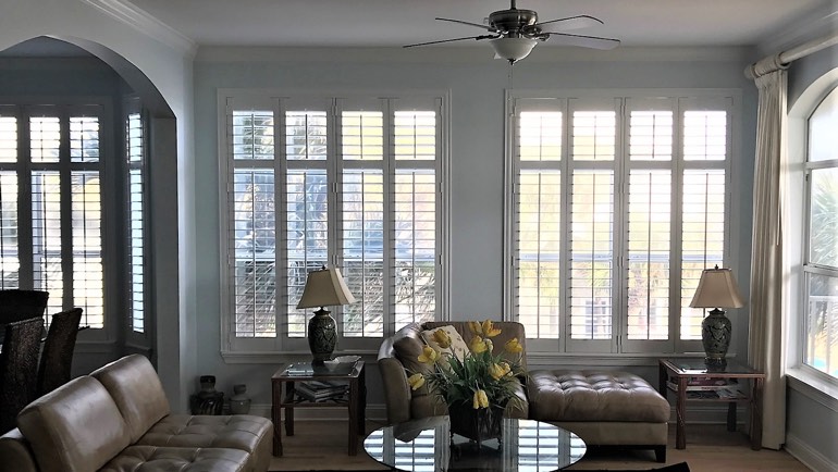 Clearwater family room shutters